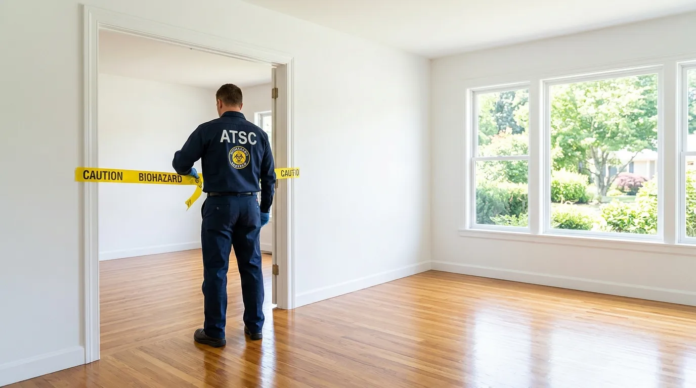 Certified biohazard cleanup crew performing Decomposition Cleanup in Nolensville